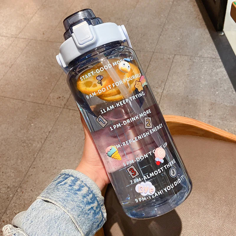 Motivational water bottle